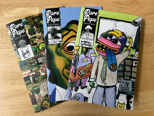 Rare Pepe Sketchbooks (Set of 3)